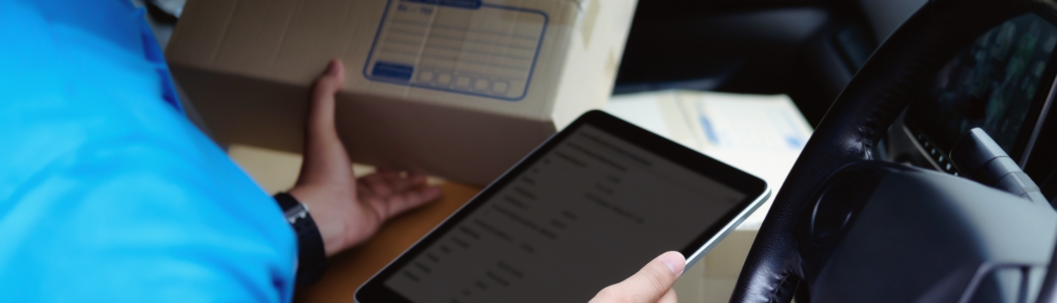 Deliver Service, Mailing and Logistic Concept.